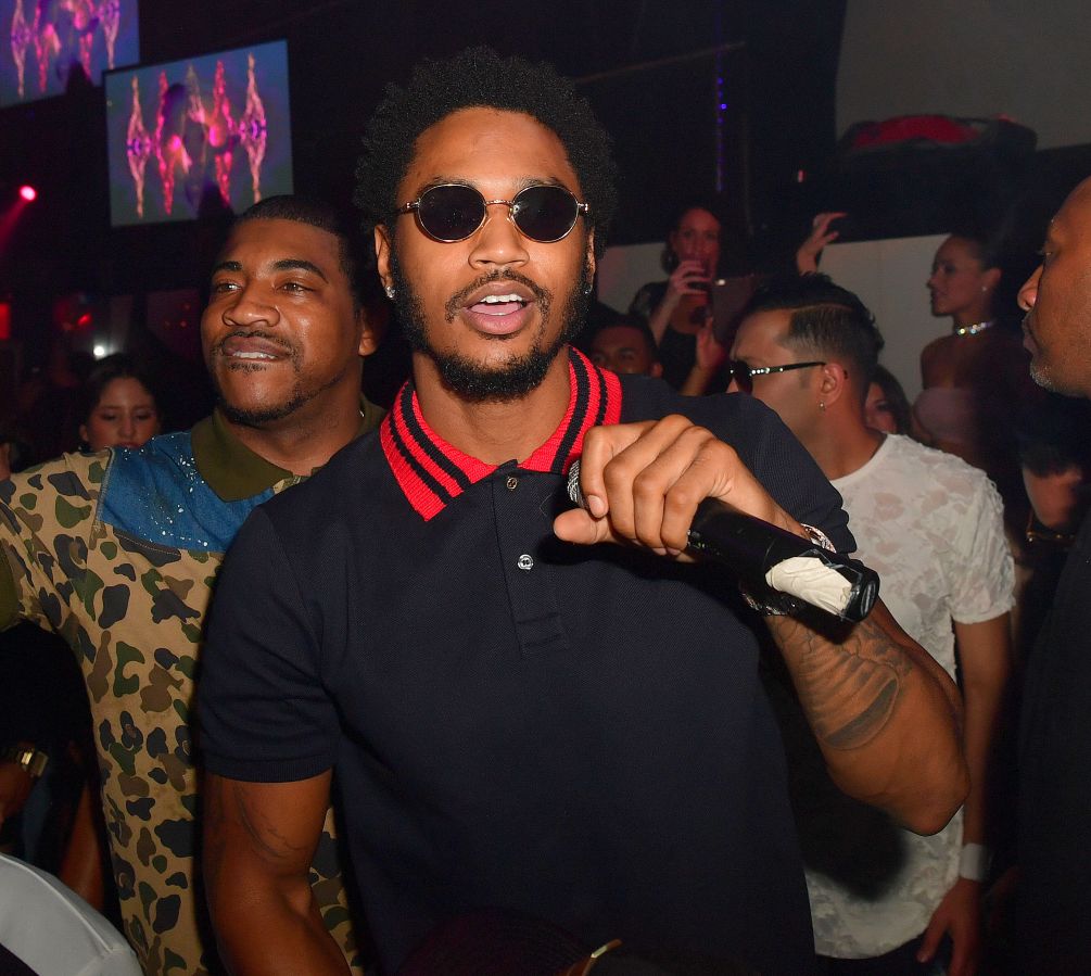 Trey Songz Hosts Gold Room