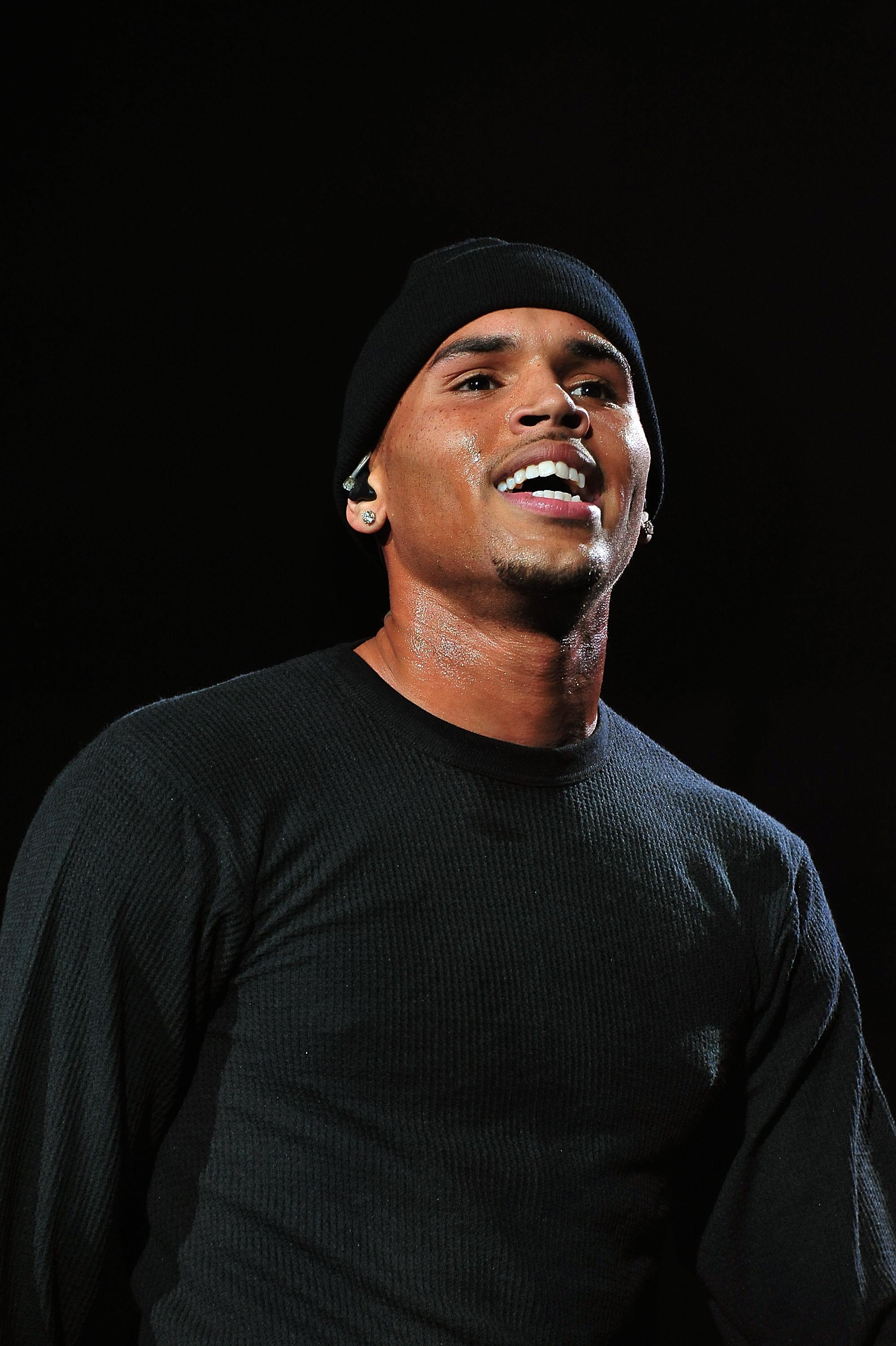 Chris Brown F.A.M.E. Tour In Holmdel, New Jersey