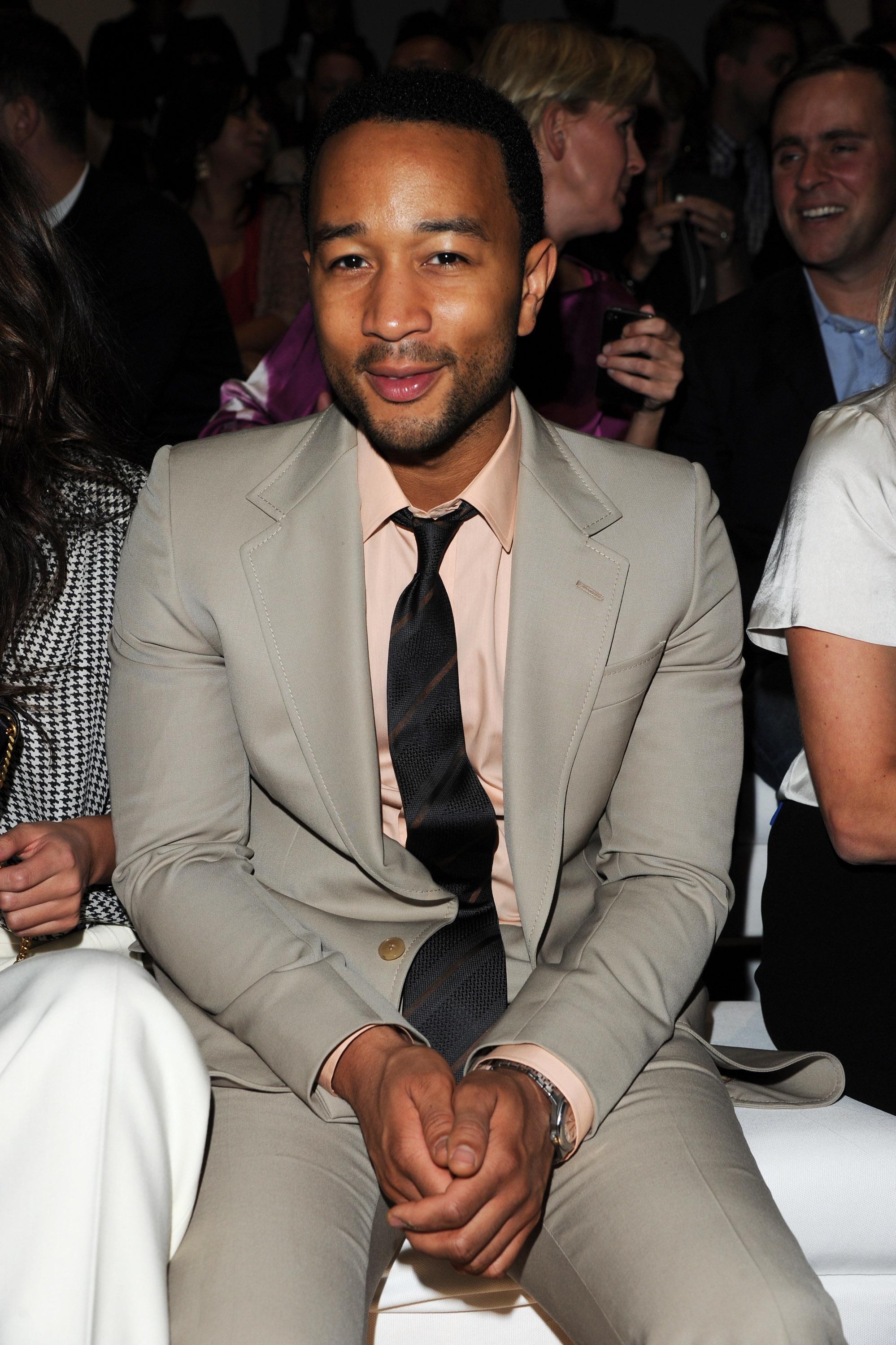 Gucci Front Row - Milan Fashion Week Womenswear Spring/Summer 2012