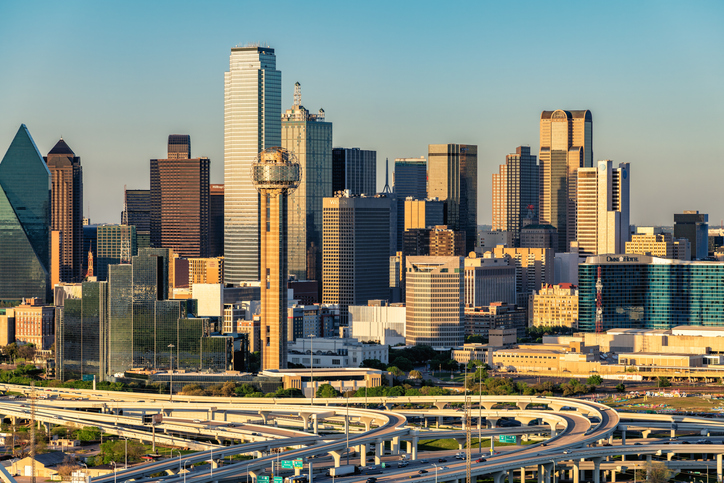 Skyline of Dallas Texas
