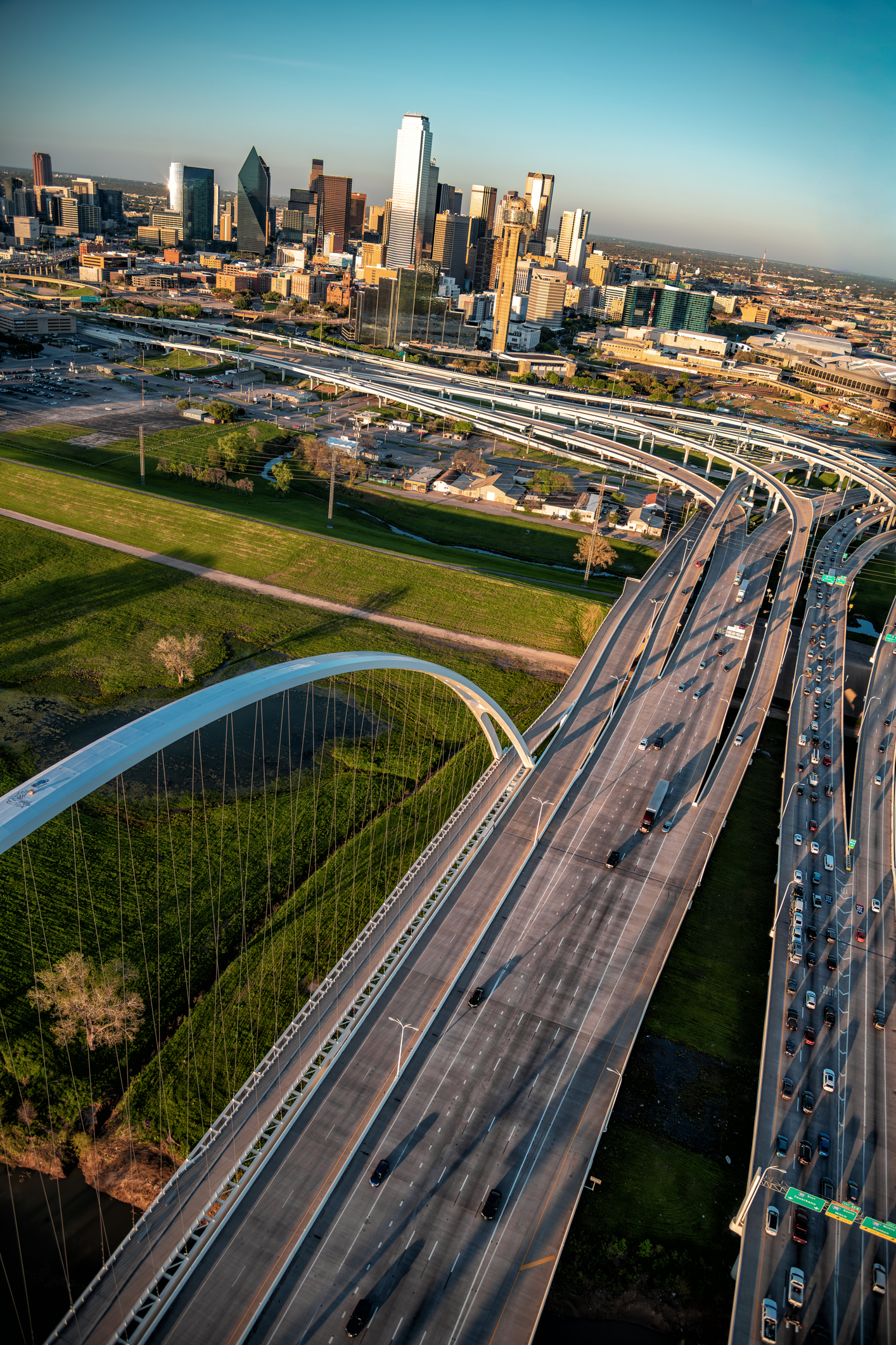 Interstate 30 into Dallas